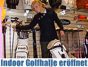 "Indoor Golf Competence Center": Eröffnung der neuen Golfhalle am 11.11.2008 (Foto: Petra Knott)